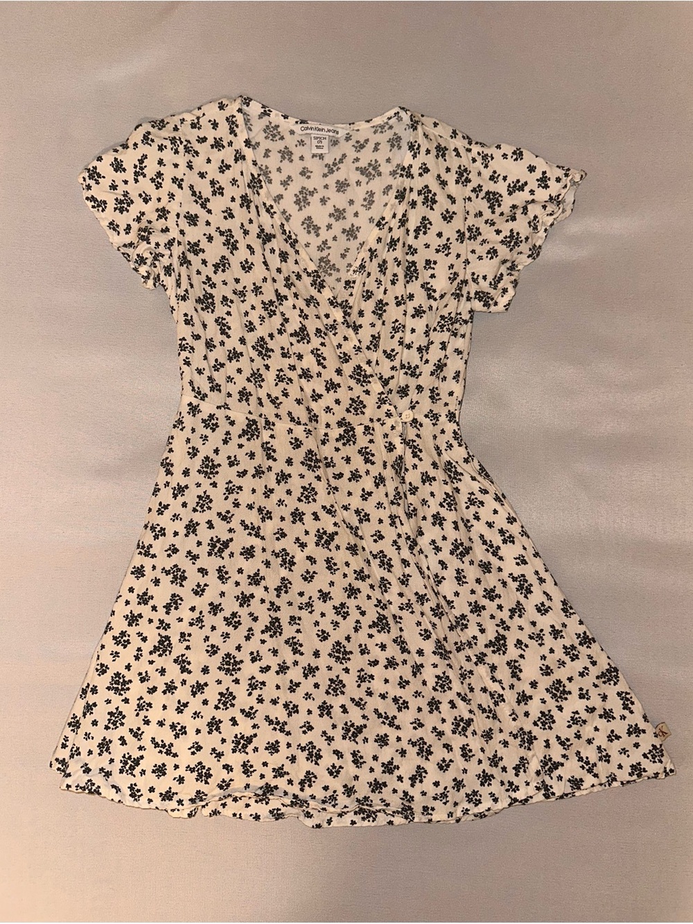 Calvin Klein Jeans Girl’s Floral Wrap Dress